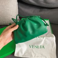 Bottega Veneta Mini Pouch with Strap Calfskin Green