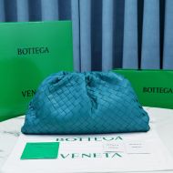 Bottega Veneta Pouch Intreccio Lambskin Blue