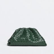 Bottega Veneta Pouch Intreccio Lambskin Green