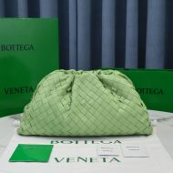 Bottega Veneta Pouch Intreccio Lambskin Green