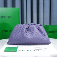 Bottega Veneta Pouch Intreccio Lambskin Purple