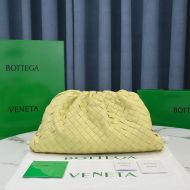 Bottega Veneta Pouch Intreccio Lambskin Yellow