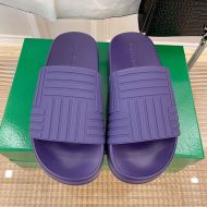 Bottega Veneta Rubber Slides Unisex Purple